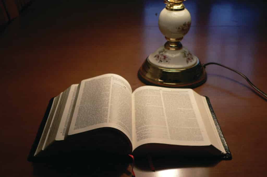 Bible on Table